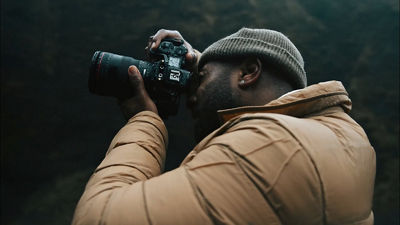 Person Using Canon Cinema Camera