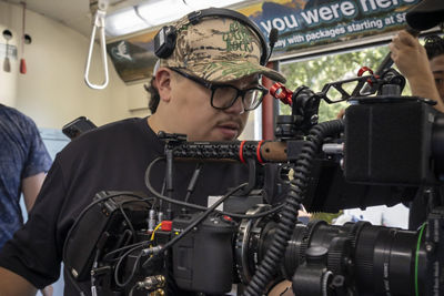 Cinematographer Recording