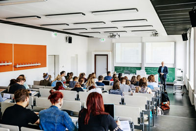 Teacher Presenting to Students