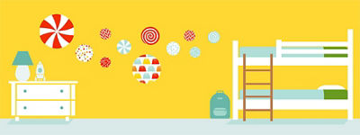 Candy Confetti Mural