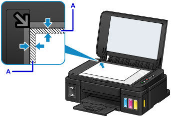Loading Originals on the Platen Glass - G3200