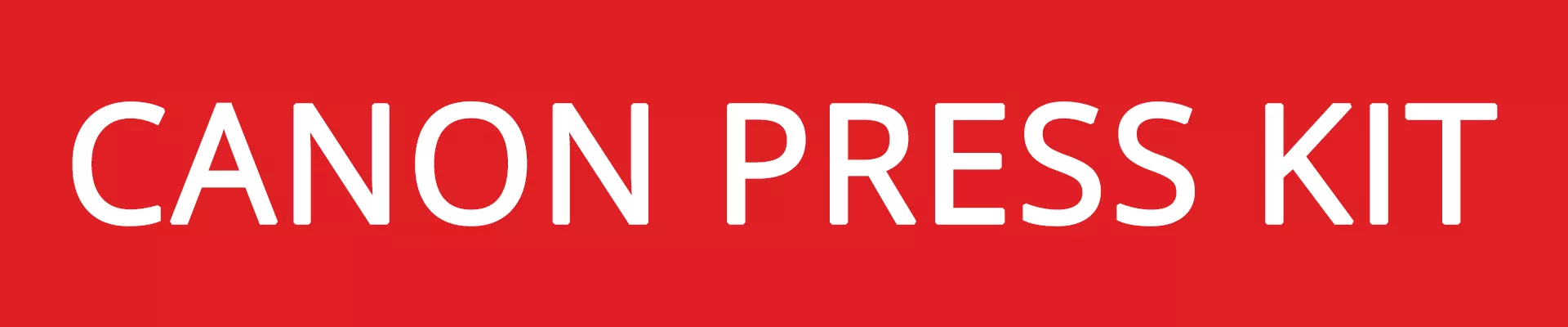 Canon Press Kit Hero Banner