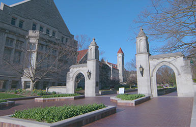 University courtyard 