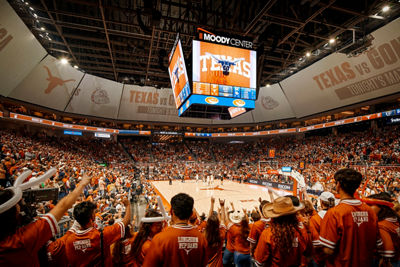People on at a Game at the University of Texas