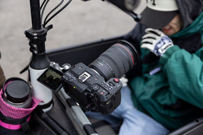 Canon Cinema Camera Using to Record a Music Video