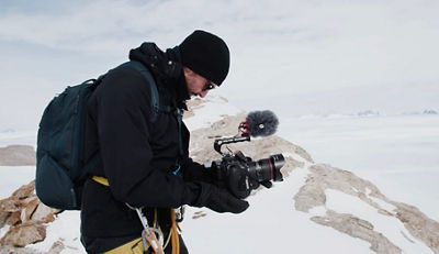 Person Using Canon Cinema Camera