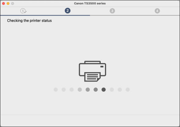 Checking the printer status