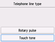 Set the Telephone Line Type for Faxing - GX4020