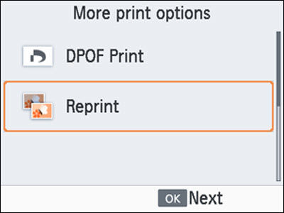 More Print Options (Print from a Memory Card) - CP1500