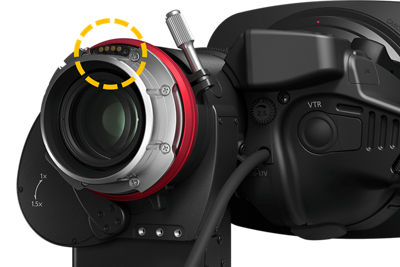 CINE-SERVO 11-55mm - 3 Quarter Back View