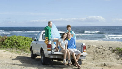 Friends on the Back of a Truck