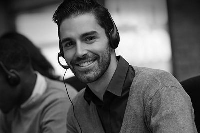 Support Member with a Headset