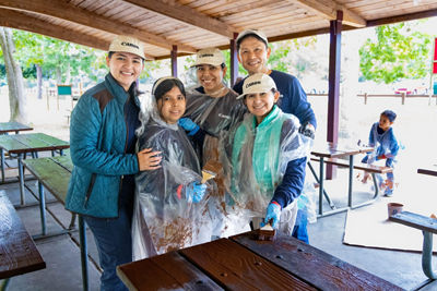 Canon Employees Posing for a Picture