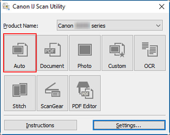 Scanning Easily with IJ Scan Utility (Windows) - G620