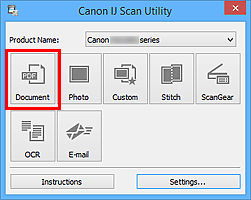 IJ Scan Utility (Windows) - Scanning Multiple Documents at One Time ...