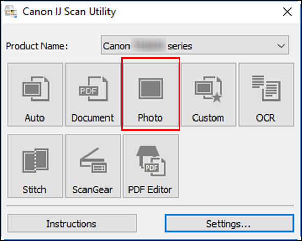 IJ Scan Utility (Windows) - Sending Scanned Images via E
