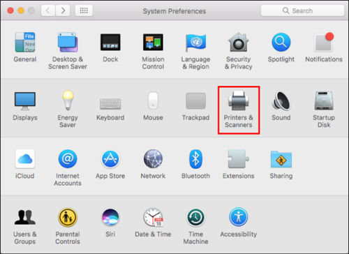 Set a Default Printer on a Mac
