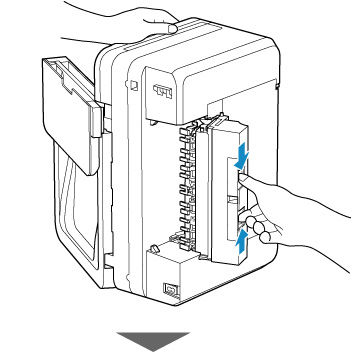 Close the rear cover
