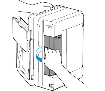 Close the rear cover