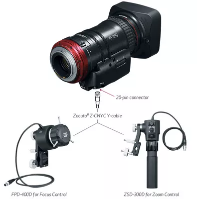 broadcast style servo lens controllers