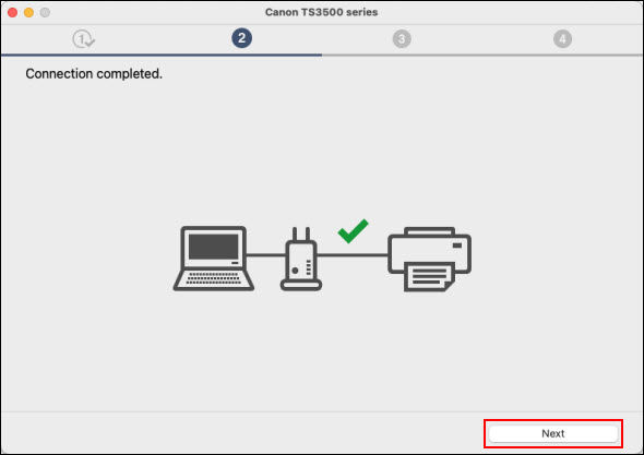PIXMA TS3500 Series Wireless Setup Using a USB Cable - macOS