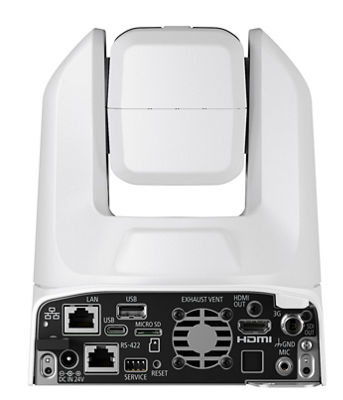 Canon CR-N300 4K UHD PTZ Camera - Rear White