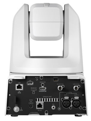 Canon CR-N500 4K UHD PTZ Camera - Rear White