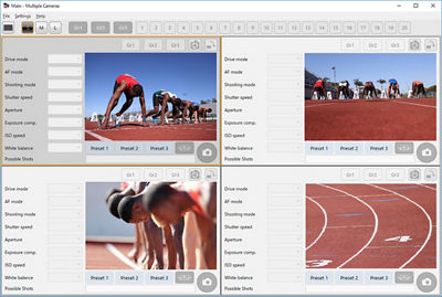 Canon Camera Remote Application CR-A100 Software Multi-Screen