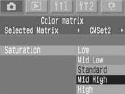 How to create a custom color matrix setting on the EOS 1D Mark II and ...