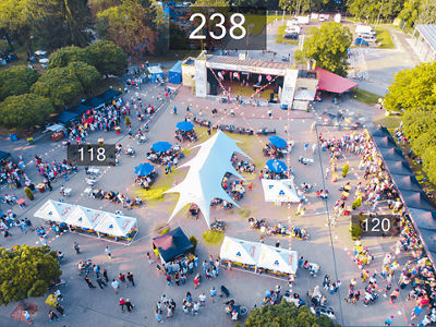 Counting People at a Fair