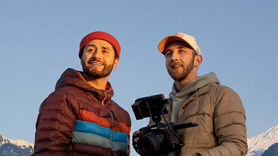 Two People Recording