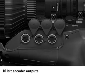 16-bit encoder outputs example on CINE-SERVO lens
