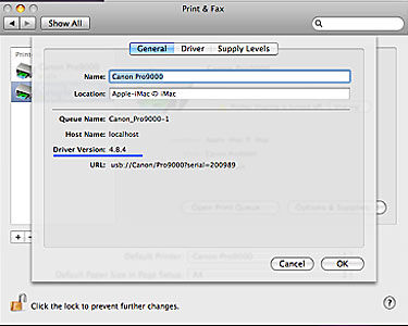 Mac OS X v10.5 CUPS Driver Information - Multifunction Printers