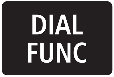 DIAL FUNCTION SETTINGS