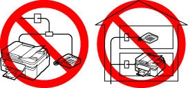 Connecting a Telephone Line to the Printer - G7020