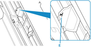 load level mark (E)