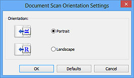 Settings (Save to PC (Document)) Dialog Box - Windows