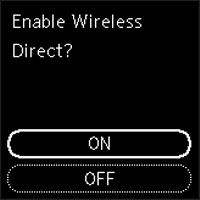 Wireless Direct Connection - PIXMA TR150
