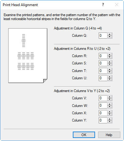 Aligning the Print Head - MX420