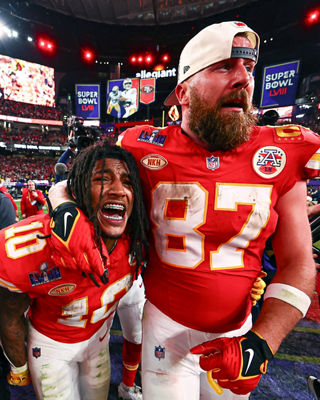 Football Players Celebrating