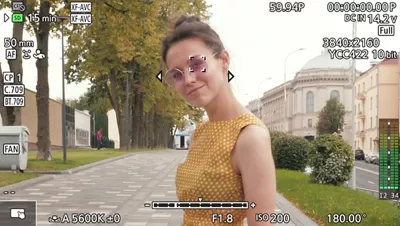 Person Standing in a City