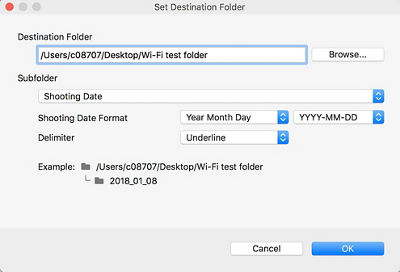 Canon EOS M50 Transferring Images