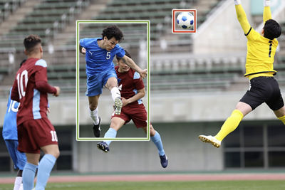 People Playing Soccer