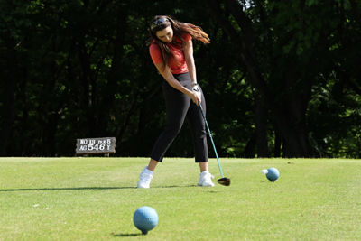 Person Playing Golf