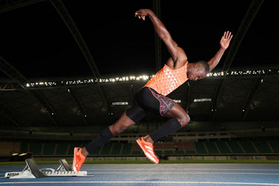 Person Starting to Run