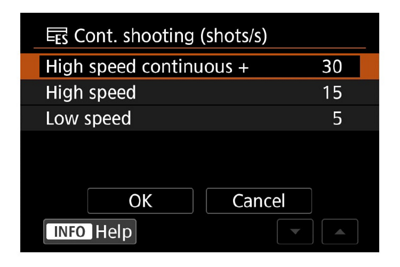 EOS R5 Mark II - Menu