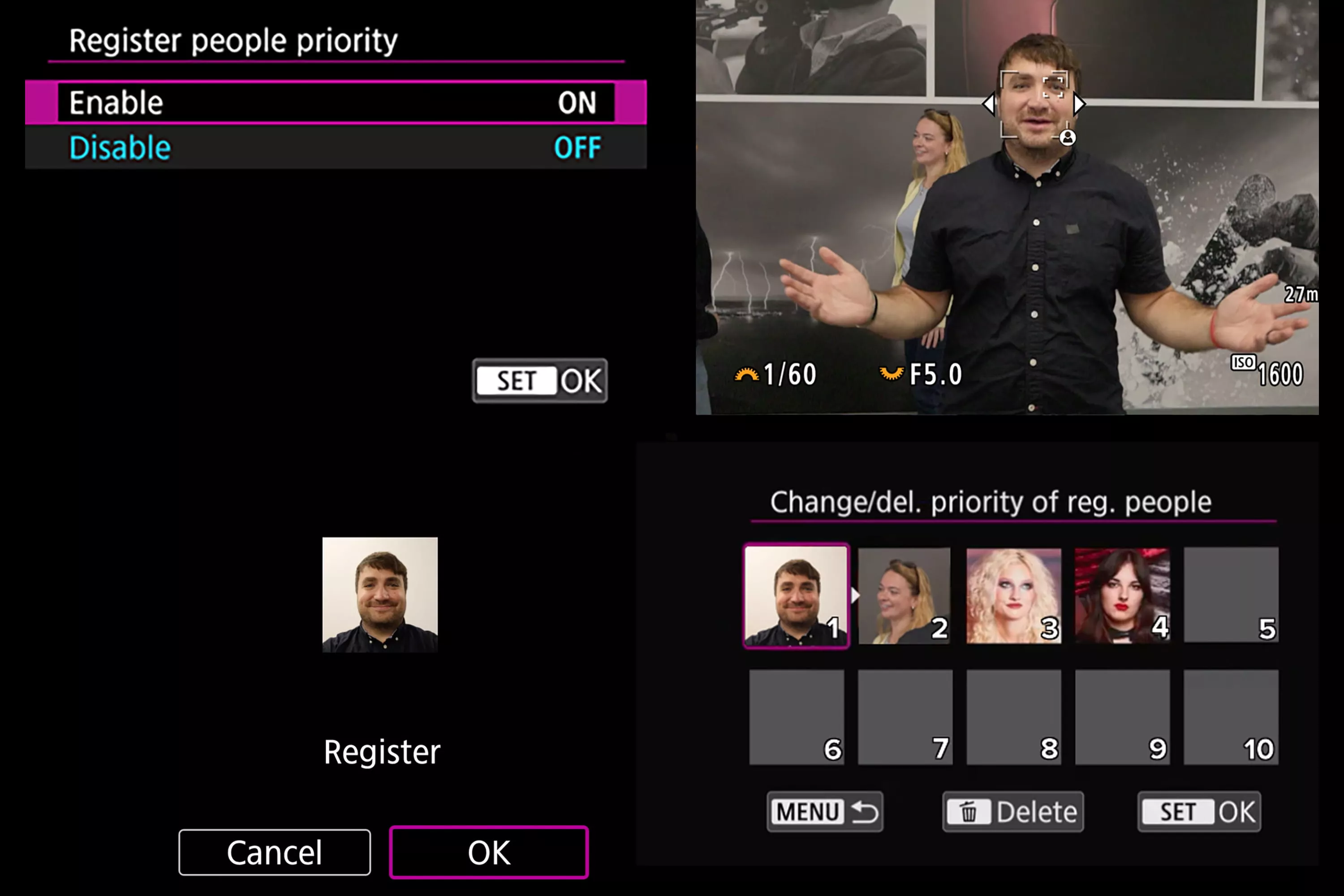 Camera Menu