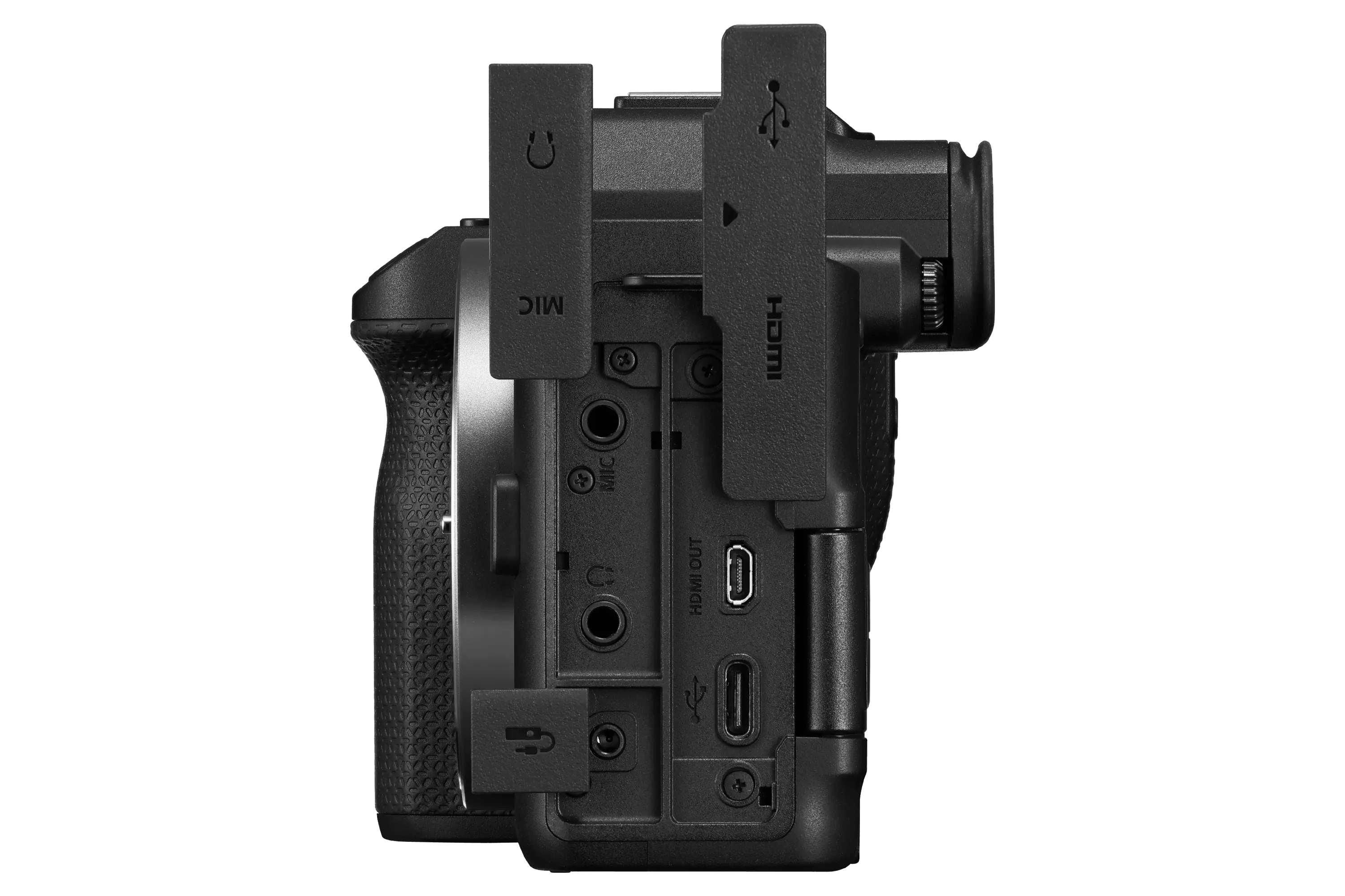 Close-Up of USB and HDMI Ports