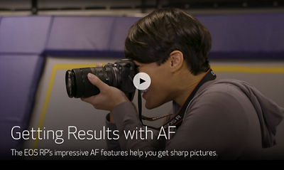 Canon EOS RP Features: In a Snap | Episode 9: Getting Results with Autofocus