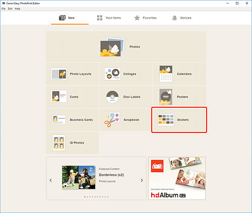Printing Stickers with Easy-PhotoPrint Editor - Windows